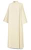 11-67 Front Wrap Alb in Beige Vaticano Fabric Alb, vestment, slabbinck, Belgium, Albs, front wrap, coat style, 11-67, 11/67, Vaticano, priest garment