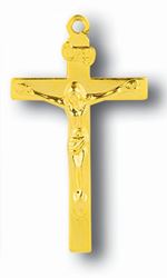 1.25" Gold Crucifix, Pkg of 25