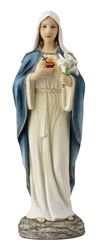 10" Immaculate Heart of Mary Full Color Statue
