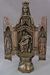 Our Lady of Sorrows Triptych 11" Mary Statue, Lightly Painted Bronze - 119636