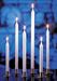 13/16" x 13-1/4" Stearine Brand White Molded Candles