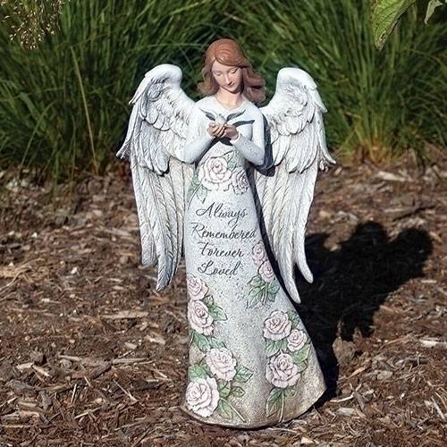 13.25" Memorial Angel with Dove