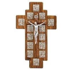 Stations Of The Cross 14 INCH Wall Crucifix 