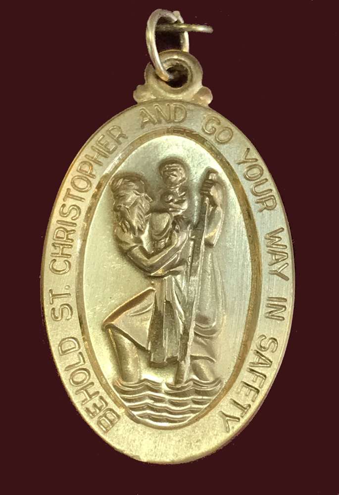 St. Christopher 14KT Gold Medal Only