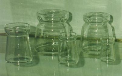 Pyrex (Clear) Glass Followers for Special Wick Candles ?Type "B"(fits all 15/16" dia. candles)