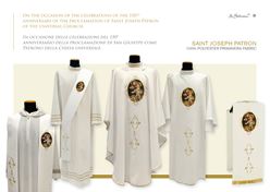 150th Anniversary St. Joseph Vestments & Textiles from Italy