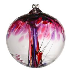 2" Blown Glass Love Ornament