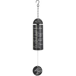 22" Cylinder Wind Chime Angels Arms