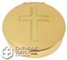 24kt Gold Plated Pyx with Cross Design