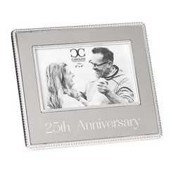 25th Anniversary Frame, holds a  4x6 photo