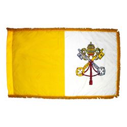 3'x5' Indoor Fringed Papal Flag