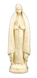 4" Plastic Our Lady of Fatima Statue