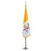 4'x6' Papal Flag Set with 9' Pole