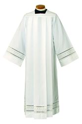 4262 Clergy Alb alb, monks cloth, linen weave, mens albs, church supplies, 4262, gaiser, beau veste, eyelet,
