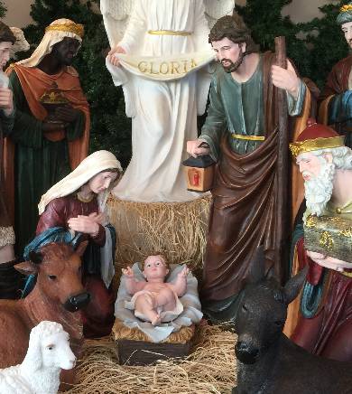 48" Large Scale Fiberglass Nativity Set *Pre-Order for Fall 2020*