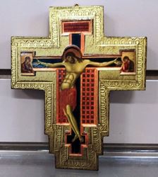 5" Cimabue San Damiano Crucifix from Italy
