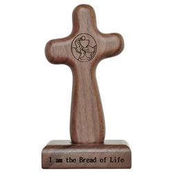 5" Eucharist Hand Cross with Magnetic Base
