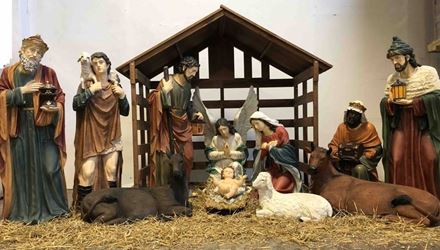 59 Inch Heavens Majesty Large Nativity Scene, 12 Piece Set