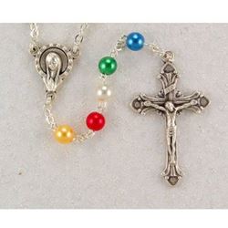 5mm Pearl Mission Rosary