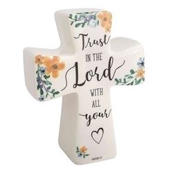 6" Blessing Cross "Trust in the Lord with All Your Heart"