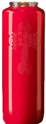 6 Day Ruby Bottlelight Glass Candle, Case of 12