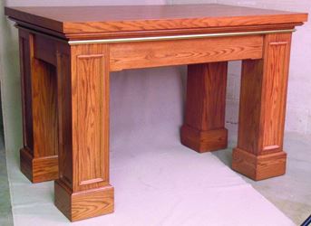 626 Altar Table with Gothic Trim