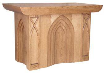 637 Altar Table altar, furniture, communion table, church goods, church furniture, wood table, wood altar, wood finishes, woerner, 637