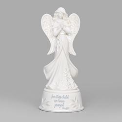 7.75" For This Child I Prayed Musical Angel Figure