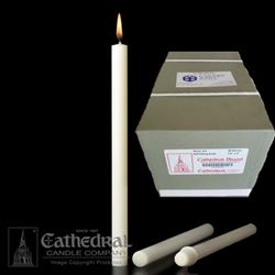 7/8" x 8" Beeswax Altar Candles