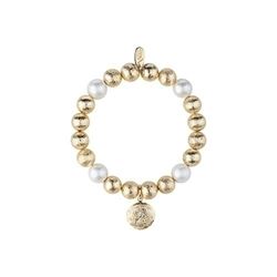 7" Cotton Pearl Prayer Locket Bracelet w/ 20 Beads