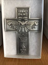 7 Gifts Of The Holy Spirit Cross Fine Pewter