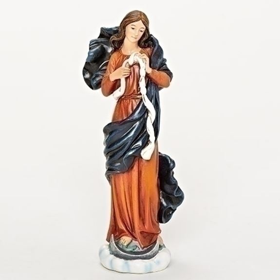 7" Mary Undoer of Knots Statue