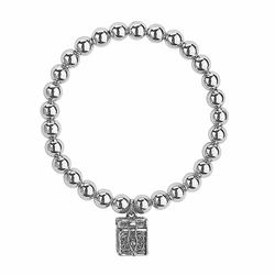 Silver Square Prayer Box Bracelet