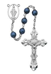 7mm Blue Rosary