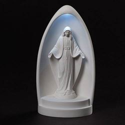 8" LED Our Lady of Grace Nightlight in Dome