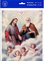 8" X 10" The Trinity: God the Father, God the Son, God the Holy Spirit (Print Only)