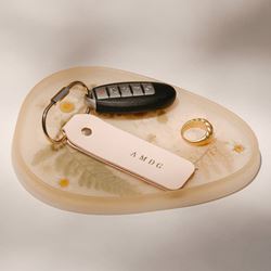 Amdg Leather Keychain | Catholic Keychain | Accessory