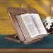 Adjustable Wood Bible Stand with Engraved Bible Verse, Maple - 119303