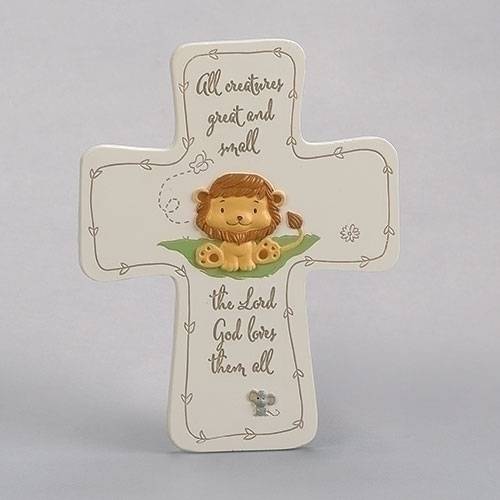 All Creatures Great And Small Wall Cross 7.25"H