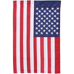 American Flag Garden Embroidered Applique Flag