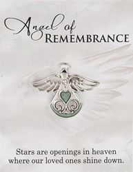 Angel of Remembrance Lapel Pin, Carded