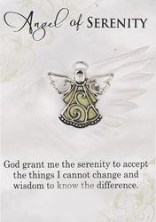 Angel of Serenity Lapel Pin, Carded