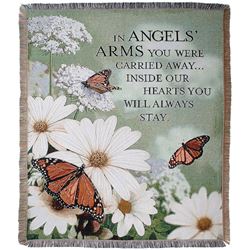 Angels Arms Woven Tapestry Throw Blanket