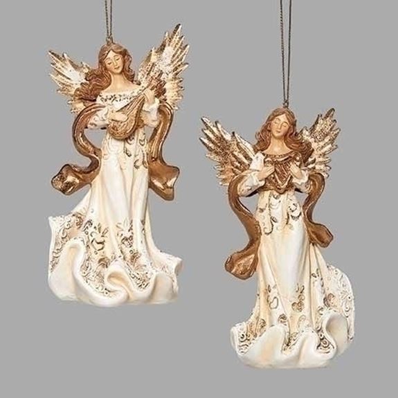 Assorted 5.5" Angel Ornaments, Sold Each