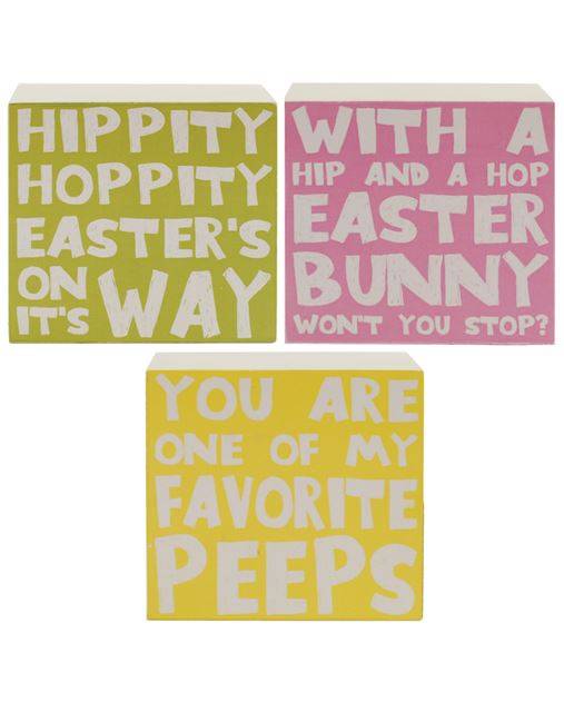 Assorted Easter Box Signs *WHILE SUPPLIES LAST*