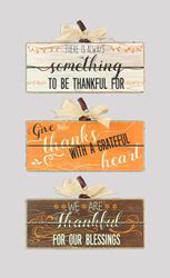 Assorted Fall Table Box Signs