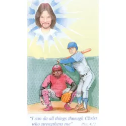 Baseball Sports Creed Paper Prayer Card, Pack of 100