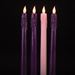 Battery Operated Advent Taper Candle Set  - 18868