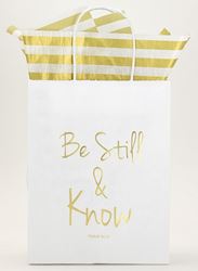 Be Still & Know Medium Gift Bag 