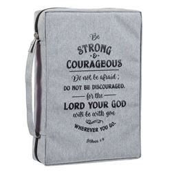 Be Strong and Courageous Bible Cover